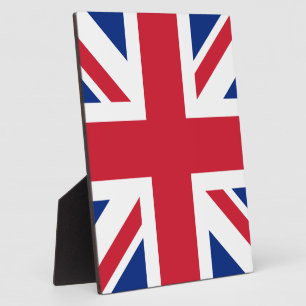 Verenigd Koninkrijk Union Jack Vlag van Britse Kol Fotoplaat