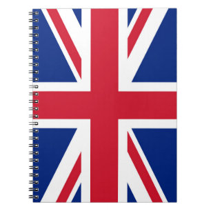 Verenigd Koninkrijk Union Jack Vlag van Britse Kol Notitieboek