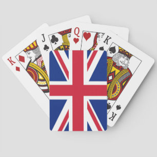 Verenigd Koninkrijk Union Jack Vlag van Britse Kol Pokerkaarten