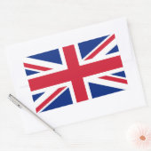 Verenigd Koninkrijk Union Jack Vlag van Britse Kol Rechthoekige Sticker (Envelop)