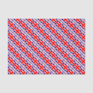 Verenigd Koninkrijk VK Vlag Geselecteerd  Tissuepapier