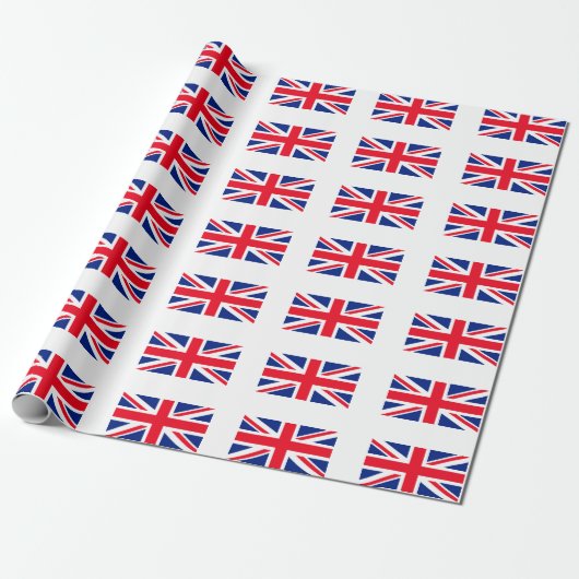 Verenigd Koninkrijk vlag Cadeaupapier (Uitgerold)