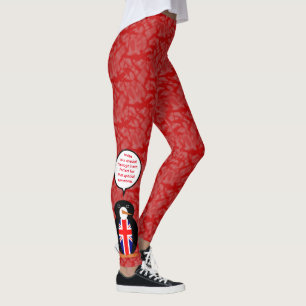 Verenigd Koninkrijk Vlag Feestdag Mevrouw Pinguïn Leggings