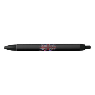 Verenigd Koninkrijk Vlag Zwarte Inkt Pen