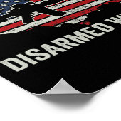 Verenigd We staan ontwapend We Herfsten - Pro Pist Poster (Hoek)