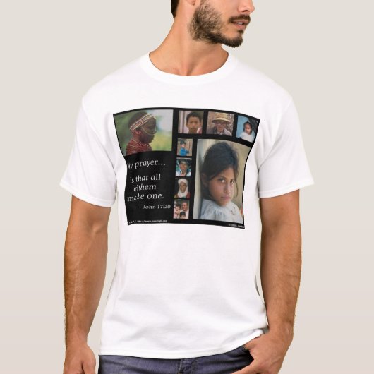 Verenigde als één t-shirt (Voorkant)