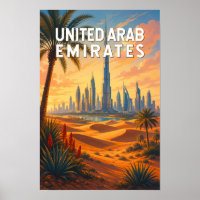 Verenigde Arabische Emiraten Illustratie Reis Kuns