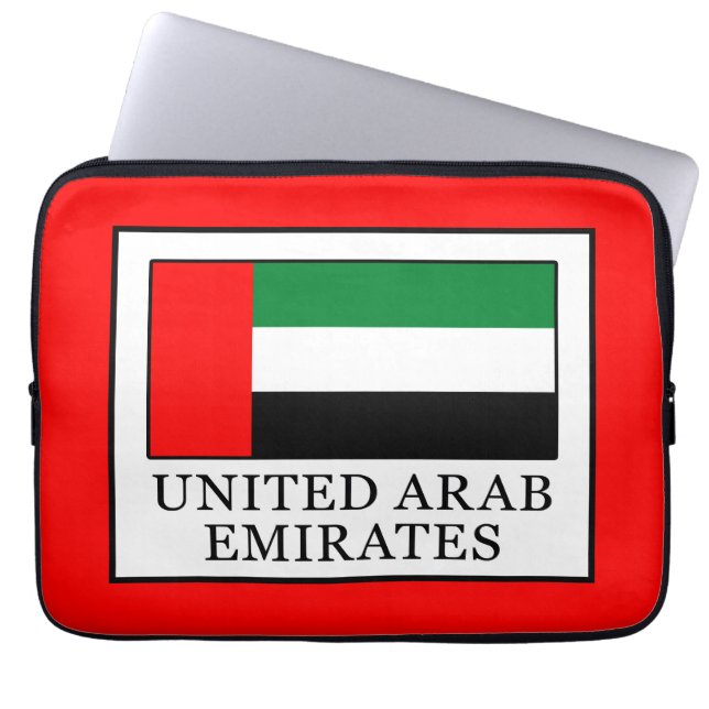 Verenigde Arabische Emiraten Laptop Sleeve (Voorkant)