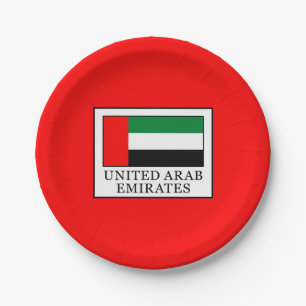 Verenigde Arabische Emiraten Papieren Bordje