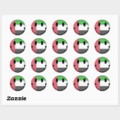 Verenigde Arabische Emiraten Ronde Sticker (Vel)