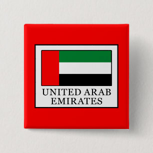 Verenigde Arabische Emiraten Vierkante Button 5,1 Cm