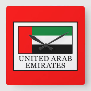 Verenigde Arabische Emiraten Vierkante Klok
