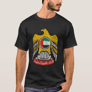 Verenigde Arabische Emiraten Vlag Embleem UAE Abu T-shirt