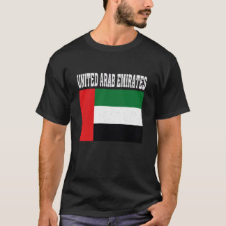 Verenigde Arabische Emiraten Vlag Patriottische Na T-shirt