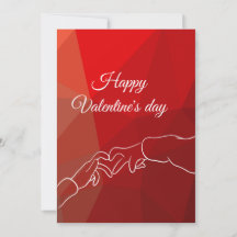 Verenigde harten: Gelukkig Valentijnsdag kaart voo