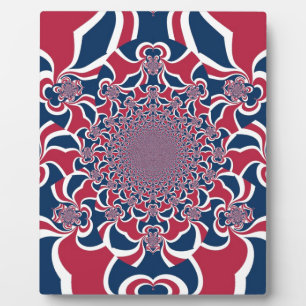 Verenigde kleuren: kleurrijk globaal patroon fotoplaat