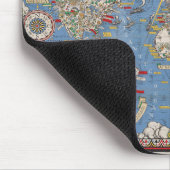  Verenigde Naties / Atlantic Charter kaart Muismat (Hoek)