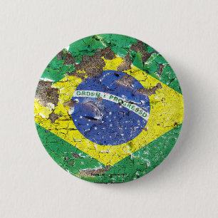 Verenigde Naties™ - Brazilië (knop) Ronde Button 5,7 Cm