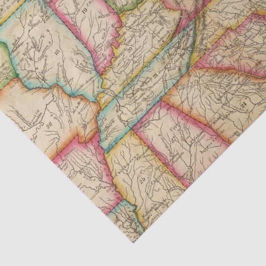 Verenigde Staten 11 Tissuepapier (Detail)