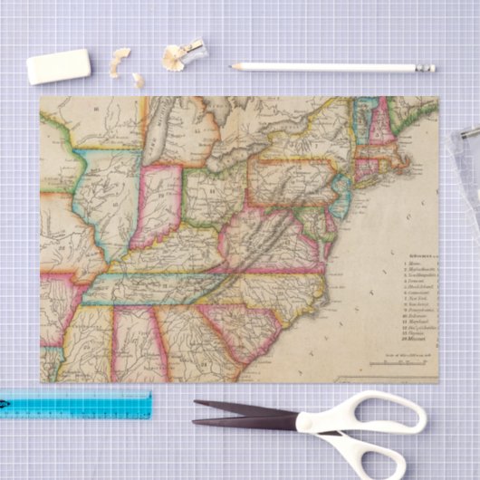 Verenigde Staten 11 Tissuepapier (Craft)