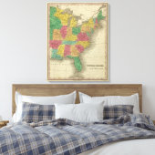 Verenigde Staten 15 Canvas Afdruk (Insitu (Slaapkamer))