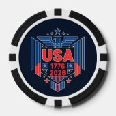 Verenigde Staten 1776-2026 Poker Chips (Voorkant)