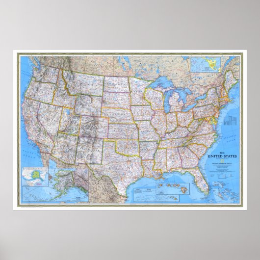 " Verenigde Staten: 1993/1993 - Gedetailleerde KAA Poster (Voorkant)