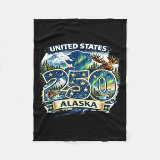 Verenigde Staten 250 Alaska Shirt Patriottisch 4 j Fleece Deken