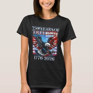 Verenigde Staten 250 jaar 1776-2026 steenarend ame T-shirt