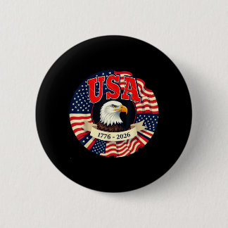Verenigde Staten 250 Patriottische Jubileumviering Ronde Button 5,7 Cm