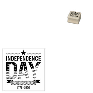 Verenigde Staten 250e Onafhankelijkheidsdag Vierin Rubberstempel