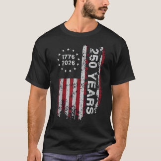 Verenigde Staten 250e verjaardag Retro USA T-shirt