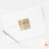 Verenigde Staten 33 Vierkante Sticker (Envelop)