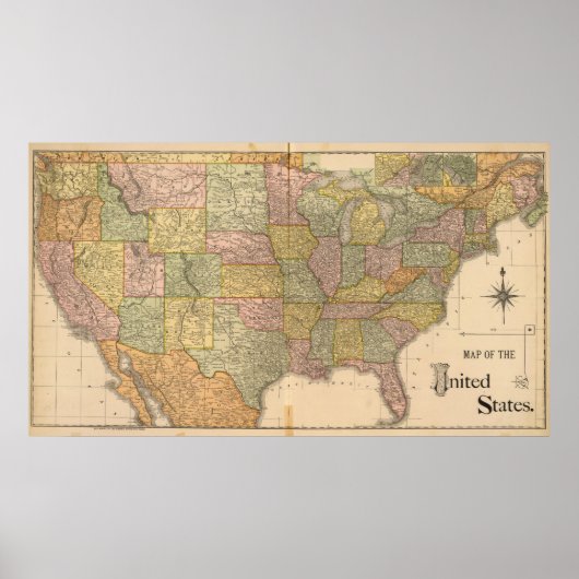 Verenigde Staten 34 Poster (Voorkant)