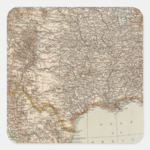Verenigde Staten 39 Vierkante Sticker