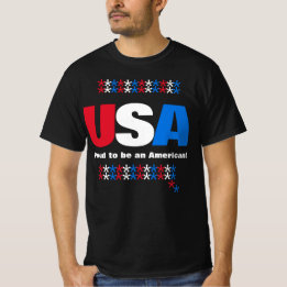 Verenigde Staten 50 staten Rode Witte Blauwe Stars T-shirt