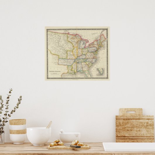 Verenigde Staten 5 Poster (Keuken)