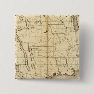 Verenigde Staten 6 Vierkante Button 5,1 Cm