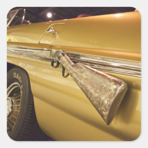 Verenigde Staten, Alabama, Tocumbia. Alabama Music Vierkante Sticker