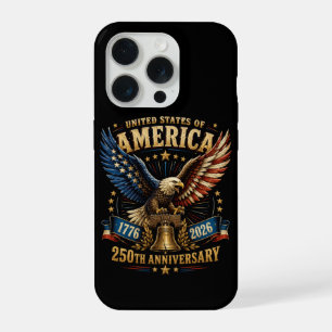Verenigde Staten Amerika 250e Verjaardag Adelaar iPhone 15 Pro Hoesje