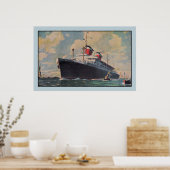 Verenigde Staten Amerikaanse wateren Poster (Keuken)