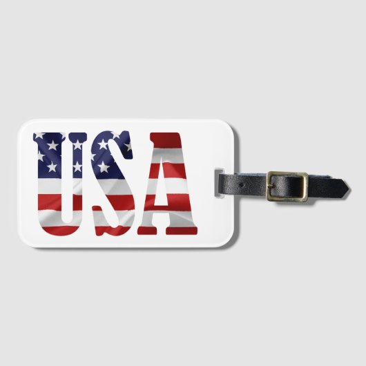 Verenigde Staten Bagagelabel (Voorkant (horizontaal))
