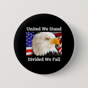 Verenigde Staten: Bald Eagle Pinback Ronde Button 5,7 Cm