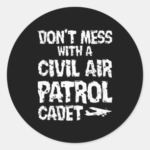 Verenigde Staten Bemoei je niet met een Civil Air Ronde Sticker