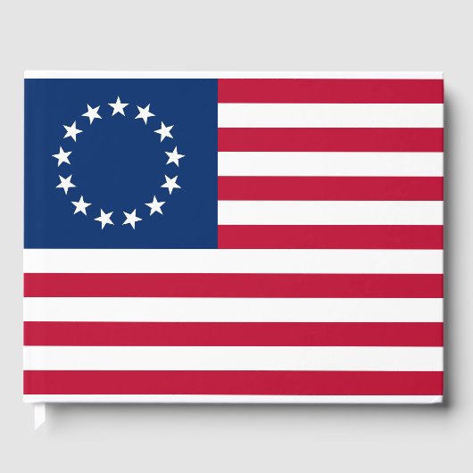 Verenigde Staten Betsy Ross Flag Gastenboek (Voorkant)