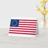 Verenigde Staten Betsy Ross Flag Kaart (Gele Bloem)