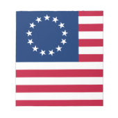 Verenigde Staten Betsy Ross Flag Notitieblok (Voorkant)