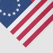 Verenigde Staten Betsy Ross Flag Tissuepapier (Detail)