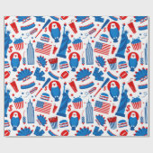 Verenigde Staten Cadeaupapier (Vlak)