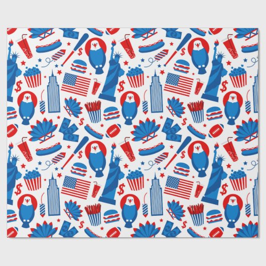 Verenigde Staten Cadeaupapier (Vlak)